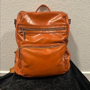 Cluci Leather Backpack Purse